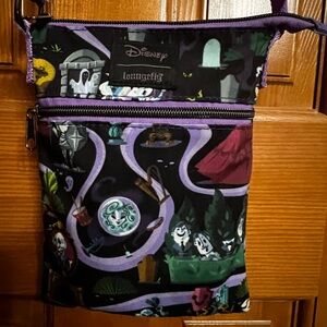Disney Loungefly crossbody small zipped bag HAUNTED MANSION.